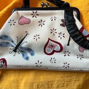 Charming Brighton Cream and Black Women's Bag